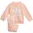 adidas Infant Crew Sweatshirt Set - Haze Coral/White (H35568)