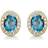 Mads Z Madeleine Earrings - Gold/Diamonds