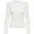 Only Puff Sleeve Top - White/Cloud Dancer