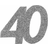Confetti 40 Silver 6-pack