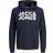 Jack & Jones Felpa con Cappuccio Jjecorp Logo Navy/Bianco