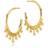 Izabel Camille Little Prince Creol Earrings - Gold
