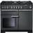Rangemaster PDL100DFFSL/C Professional Deluxe 100cm Dual Fuel Slate Black, White, Grey