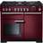 Rangemaster PDL100DFFCY/C Professional Deluxe 100cm Dual Fuel Cranberry Red, Black