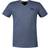 Superdry Original & Vintage Organic Cotton Classic V-Neck T-shirt - Navy Marl/Dark Grey