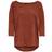 Only Oversize 3/4 Sleeved Top - Red/Picante