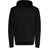 Only & Sons Solid Colored Hoodie - Black/Black