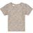 Wheat Milka T-shirt - Dusty Dove Flowers (0123d-186-9052)