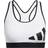 Adidas Believe This Medium-Support Workout Logo Bra - White/Black