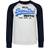 Superdry Vintage Logo Duo Raglan Crew Sweatshirt - Ice Marl