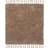 ferm LIVING Amass Hvid, Brun, Beige 140x140cm
