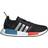 adidas NMD_R1 - Core Black/Silver Metallic/Solar Red