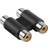 Hama 2RCA-2RCA F-F Adapter