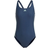 Adidas Women's SH3.RO Classic 3-Stripes Swimsuit - Crew Navy/Clear Mint