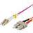 Deltaco Multimode OM4 50/125 LC - SC 0.5m