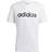 adidas Essentials Embroidered Linear Logo T-shirt Men - White/Black