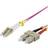 Deltaco Multimode OM4 50/125 LC - SC 1.5m