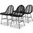 vidaXL 244572 4-pack Köksstol 84cm 4st