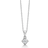 Mads Z Crown Pendant (0.16ct) - White Gold/Diamond