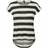 Vero Moda Wide Striped Short Sleeved Top - Black/Snow White