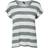 Vero Moda Wide Striped Short Sleeved Top - Green/Laurel Wreath