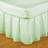 Belledorm Easy Fit Frilled Platform Valance Sheet Green (191x137cm)