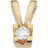 Scrouples Kleopatra Pendant (0.10ct) -Gold/Diamond