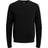 Jack & Jones Single Colored Knitted Sweater - Black/Black