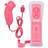 MTK Nintendo Wii Motion Plus Remote + Nunchuck - Pink