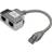Digitus RJ45-2xRJ45 M-F 0.2m