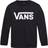 Vans Boy's Classic Crew Sweatshirt - Black/White (VN0A36MZY281)