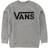 Vans Boy's Classic Crew Sweatshirt - Cement Heather/Black (VN0A36MZADY1)