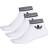 Adidas Trefoil Ankle Socks 3-pack - White/Black