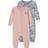 Name It Zip Nightsuit 2-pack - Pink/Pale Mauve (13189057)