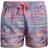 Adidas Very Short Length Watersword Graphic Swim Shorts - Pulse Aqua/White