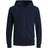 Jack & Jones Plain Zipped Hoodie - Blue/Navy Blazer