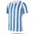 Nike Striped Division IV Jersey Kids - White/University Blue/Black