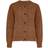 Selected Wool Blend Cardigan - Brown/Dachshund