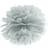 PartyDeco Pom Pom Silver