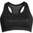 Casall Iconic Wool Sports Bra - Black Logo