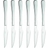 Dorre Classic Grillkniv 23cm 6st