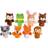 Goki Forest Animals Finger Puppets