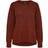 Selected Rounded Wool Mixed Sweater - Red/Smoked Peppers