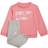 Adidas Infant Essentials Sweatshirt & Pants - Rose Tone/Clear Pink (GS4279)