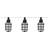 Star Trading Chain Cage String Light 8 Lamps