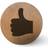 Spring Copenhagen Thumbs Up Brown Prydnadsfigur 7cm