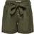 Only Viva Life HW Belt Shorts Pnt Green Female