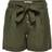 Only Viva Life Hw Belt Shorts - Pnt Green