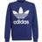 Adidas Junior Trefoil Crew Sweatshirt - Night Sky/White (H37743)