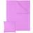 tectake - Bed Sheet Red, Purple (200x135cm)